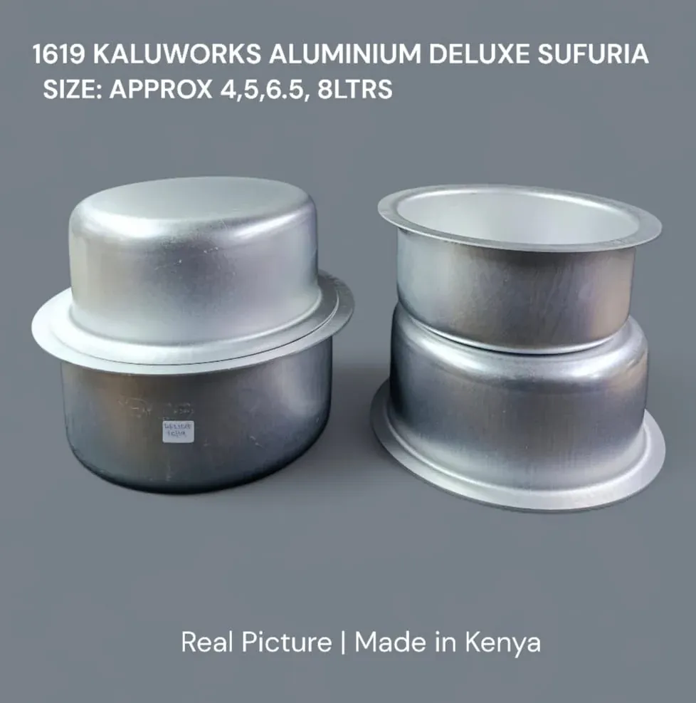 Aluminium Sufuria Set 4pc 4L to 8L at Kamukunji Utensils