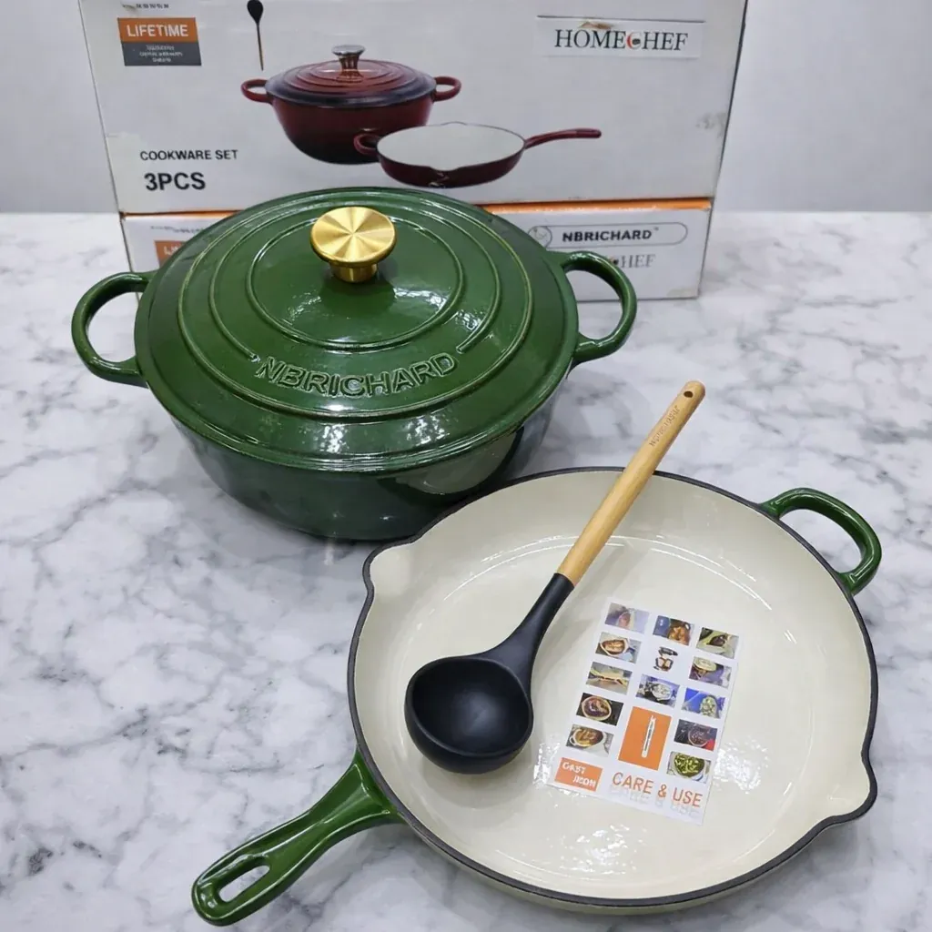 Enamel Cast Iron Set 3pc at Kamukunji Utensils