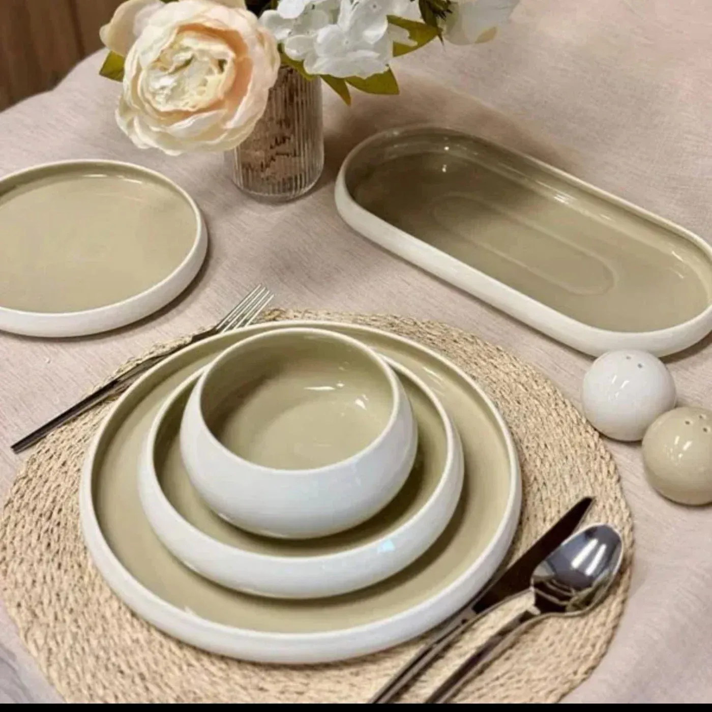 European Porcelain Dinner Set 27pc at Kamukunji Utensils