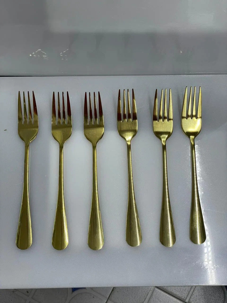 Gold Finish Cutlery Set 24pc in a Kenyan kitchen context