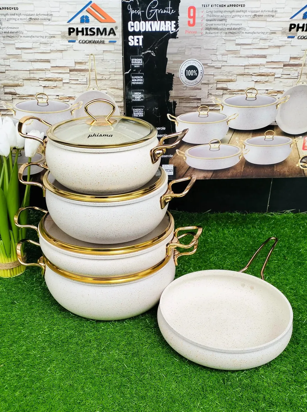 Granite Classy Cookware Set 9pc at Kamukunji Utensils