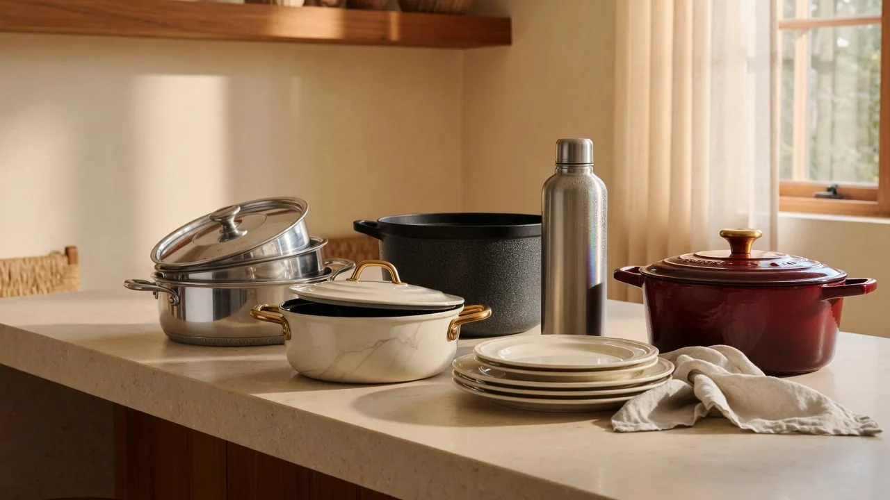 Aluminium Sufuria 32cm / 18L in a Kenyan kitchen context
