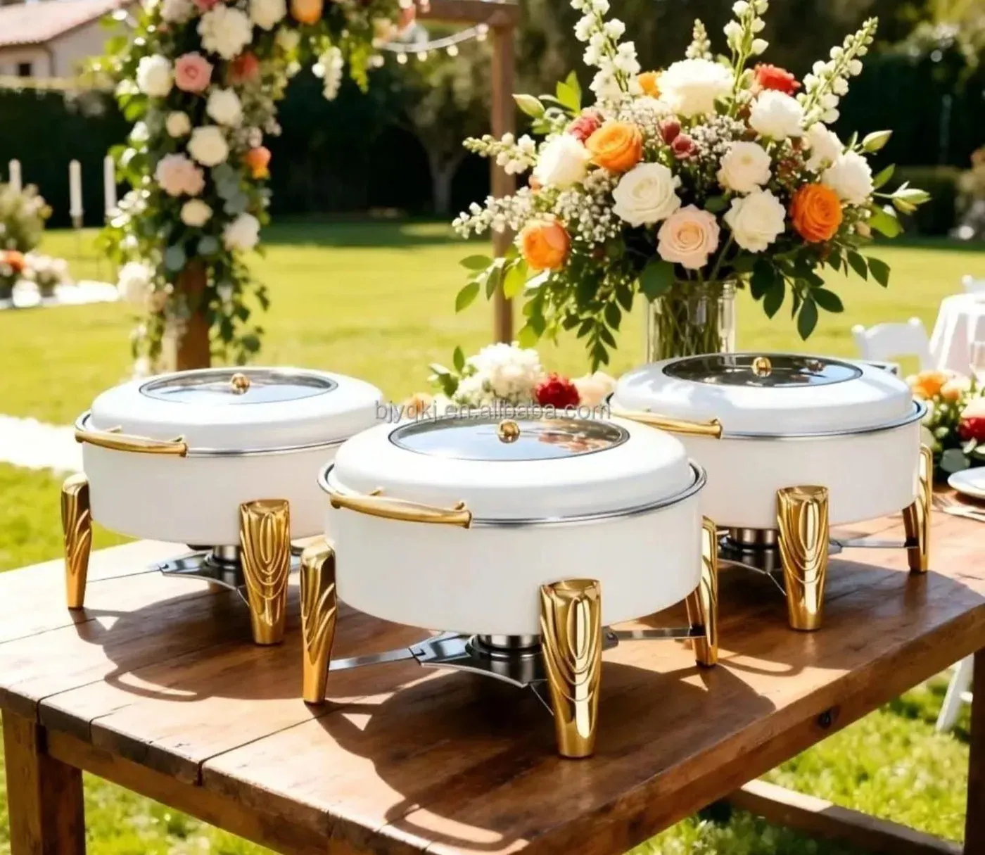 Hydraulic Chafing Dish 6L Round at Kamukunji Utensils