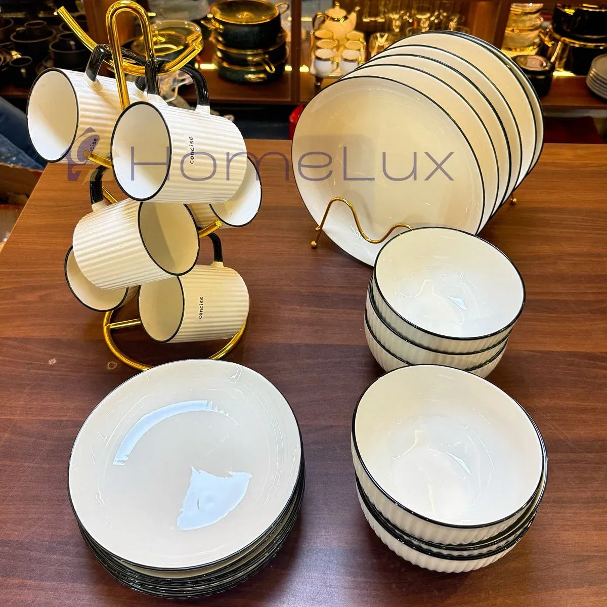 Japanese Style Dinner Set 24pc at Kamukunji Utensils