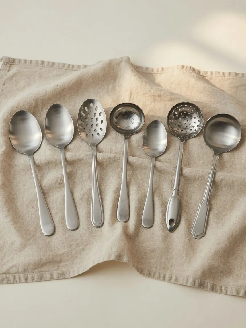 Ladle and Serving Spoon Set 6pc at Kamukunji Utensils