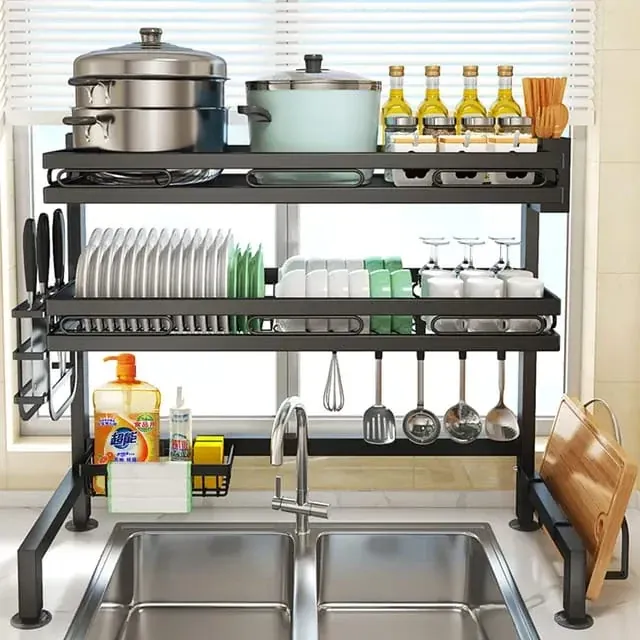 Over-Sink Double-Layer Dish Drainer at Kamukunji Utensils