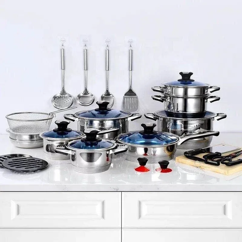 Stainless Steel Cookware Set 30pc at Kamukunji Utensils