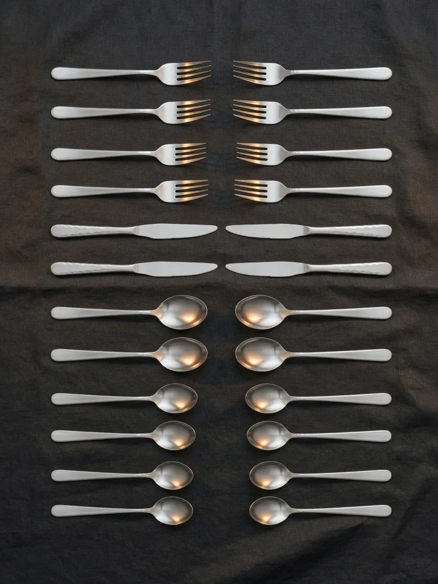 Stainless Cutlery Set 24pc at Kamukunji Utensils